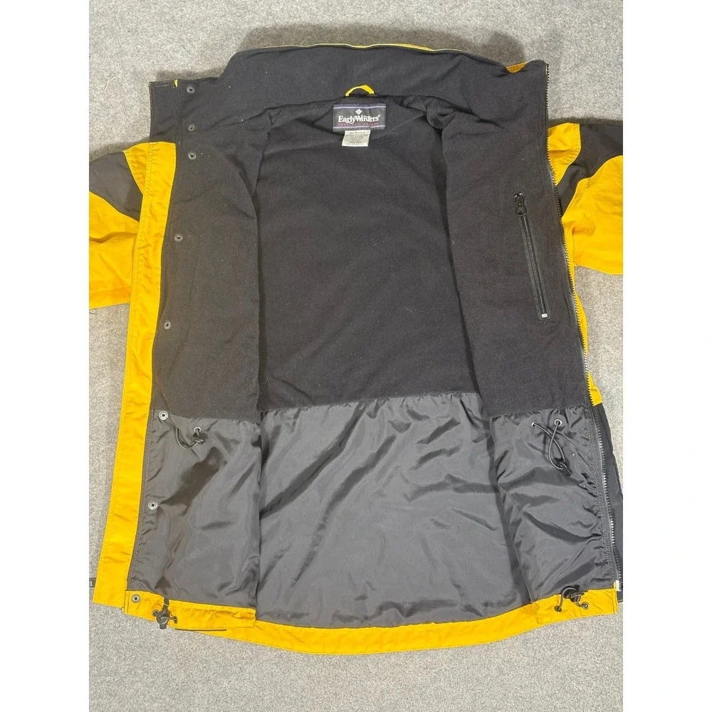 Early‎ Winters Portland Oregon Mens Yellow Black Technical Shell Jacket Size M